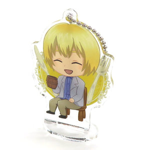 Armin Arlert Attack on Titan Acrylic Keychain Tree Village Pop-Up Shop & Collaboration Cafe Limited Mascot [USED]