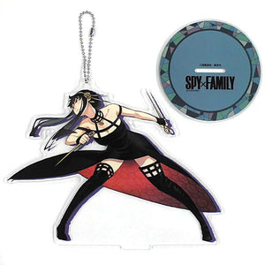 Yor Forger SPY x FAMILY Big Clear Key Chain Mascot with Stand Key Chain [USED]