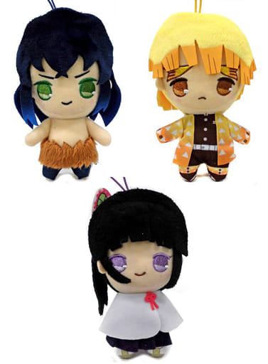 Kanao Tsuyuri, etc. Demon Slayer: Kimetsu no Yaiba Mascot Vol.2 All 3 Types Set Key Ring [USED]