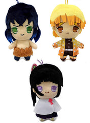 Kanao Tsuyuri, etc. Demon Slayer: Kimetsu no Yaiba Mascot Vol.2 All 3 Types Set Key Ring [USED]