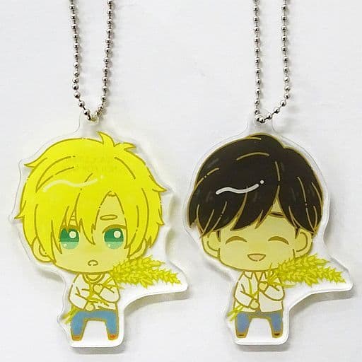 Ashe Eiji Banana Fish Chokonto! Trading Acrylic Keychain Amnibus Limited Box Purchase Privilege 2 Types Key Chain [USED]