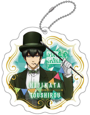 Toushirou Hijikata Magician Art Gintama Acrylic Keychain Key Chain [USED]