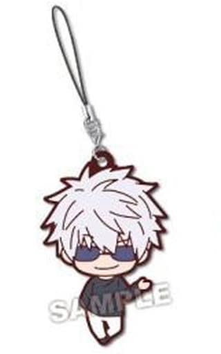 Satoru Gojo Jujutsu Kaisen Nitotan Episode Rubber Mascot Key Chain [USED]