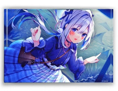Kanata Amane VTuber Hololive Oshio-sensei Original Illustration Double-Layer Printed Acrylic Block Birthday Anniversary 2021 Acrylic Stands [USED]