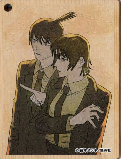 Chainsaw Man Aki Himeno Trading Wooden Keychains animate cafe Limited Keychains [USED][Pre-Order]