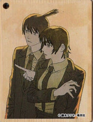 Chainsaw Man Aki Himeno Trading Wooden Keychains animate cafe Limited Keychains [USED][Pre-Order]