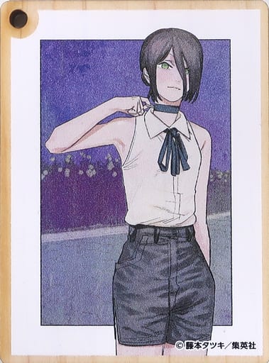 Chainsaw Man Reze Trading Wooden Keychains animate cafe Limited Keychains [USED][Pre-Order]