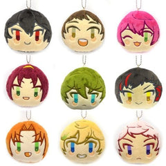 Touri Himemiya, etc. Ensemble Stars! Omanju Mascot China Limited All 9 Types Set Key Chain [USED]