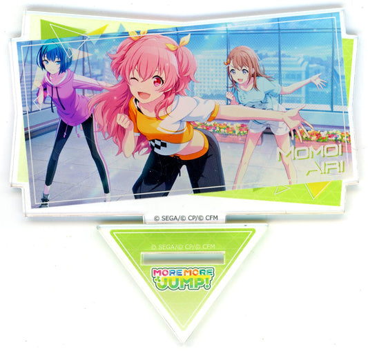 Airi Momoi More More Jump! Hatsune Miku: Colorful Stage! Scene Still Acrylic Stand Tower Records Limited Acrylic Stands [USED]