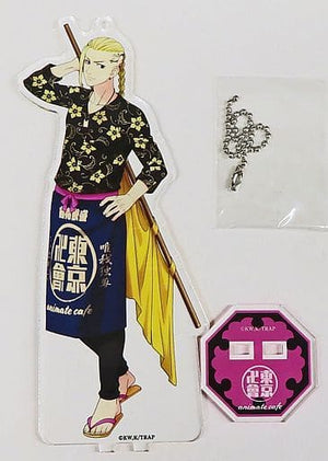 Ken Ryuguji Tokyo Revengers Big Acrylic Stand Keychain animate cafe Limited Key Chain [USED]