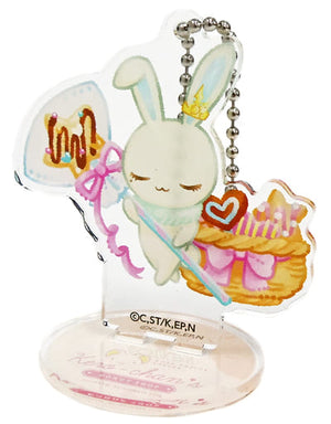 Momo Cane Cardcaptor Sakura Trading Acrylic Stand Key Chain Kero-Chan Donut Shop Ver. Decotto by animatecafe Limited Key Chain [USED]