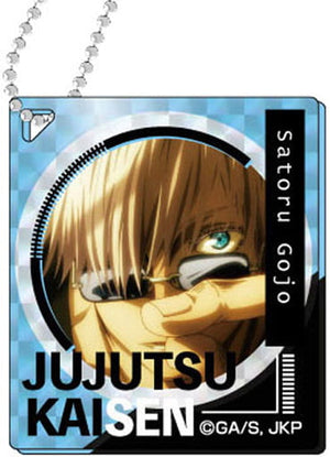 Satoru Gojo B Jujutsu Kaisen Kiratto Decofla Acrylic Key Chain C Box Key Chain [USED]