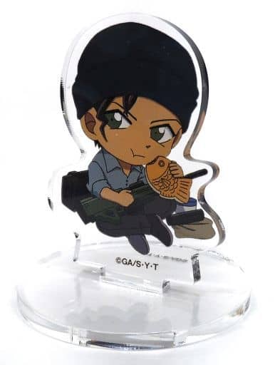 Shuichi Akai Detective Conan Chibi Acrylic Stand Sega Prize Campaign 2021 Exclusive Crane Game Bonus Part 2 Acrylic Stand [USED]