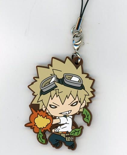 Katsuki Bakugo My Hero Academia Nitotan Outdoor Training Rubber Mascot Key Chain [USED]