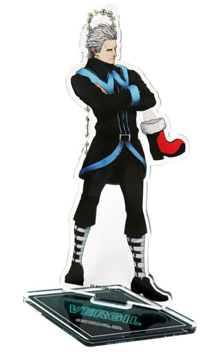 Devil May Cry 5 Special Edition Vergil Trading Acrylic Stand Keychain CAPCOM STORE Christmas Limited Keychains [USED]