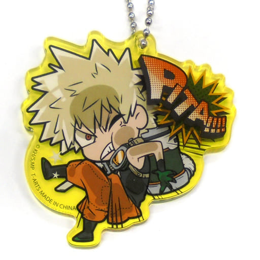My Hero Academia Katsuki Bakugo Benefit Ver. Pita! Deformed Clash Acrylic Keychain animate Limited Box Purchase Privilege Keychains [USED]