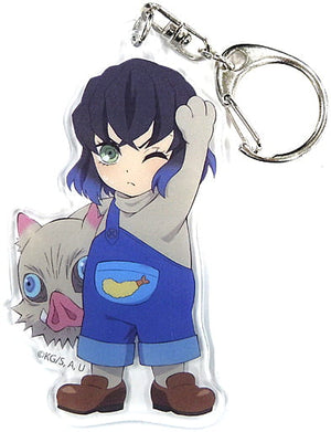 Inosuke Hashibira Demon Slayer: Kimetsu no Yaiba Trading Key Chain Tokyo Dome City Attractions Total Concentration! Omotenashi Daisakusen Limited Key Ring [USED]