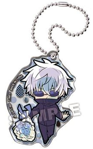 Satoru Gojo Jujutsu Kaisen Pita! Deformed Opening Acrylic Key Chain Key Chain [USED]