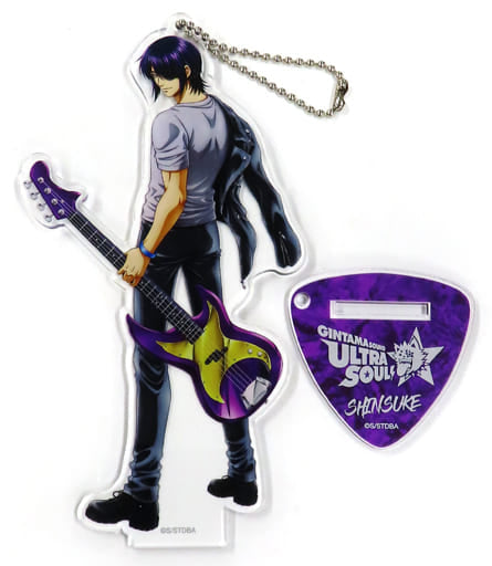 Shinsuke Gintama Acrylic Stand Key Chain Sound Ultra Soul! Limited Key Chain [USED]