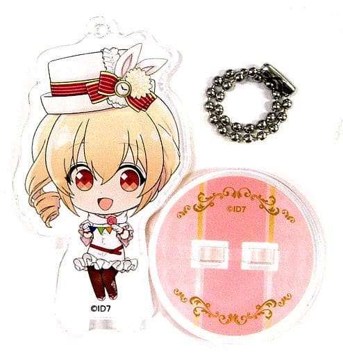 Tsumugi Takanashi IDOLiSH7 Trading Acrylic Stand Key Chain Anniversary Ver. Manager & President animate cafe Limited Key Chain [USED]