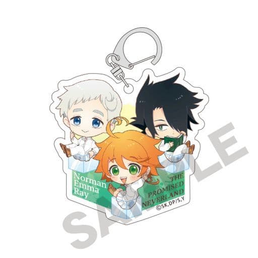 Emma, etc. The Promised Neverland Hakospo Acrylic Key Chain Key Chain [USED]