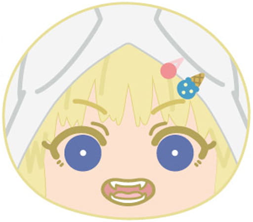 Navy Blue Kemono Jihen Omanjuu Niginigi Mascot Key Ring [USED]