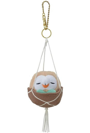 Rowlet Pokemon Mascot Pokemon Grassy Gardening Pokemon Center Limited Key Chain [USED]