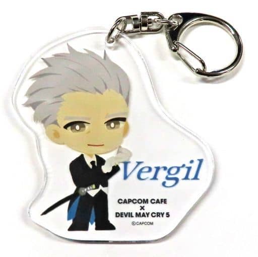 Devil May Cry 5 Vergil Trading Acrylic Keychains Part 2 CAPCOM CAFE AEON Lake Town Exclusive Keychains [USED]