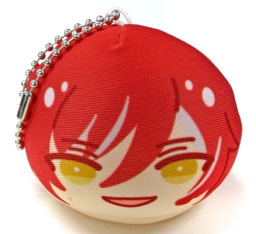 Natsume Sakasaki Benefit Ver. Ensemble Stars!! Omanju Nigi Nigi Mascot Next 4 Animega & Sofmap Limited Box Purchase Privilege Key Ring [USED]