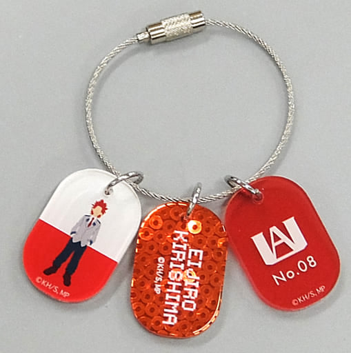 My Hero Academia Eijirou Kirishima Triple Acrylic Keychain Keychains [USED]