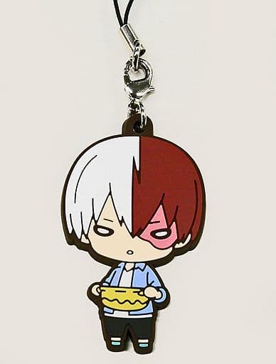 Shoto Todoroki My Hero Academia Nitotan Training Camp Rubber Mascot Key Chain [USED]