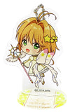 Sakura Kinomoto Battle Costume Hisho Cardcaptor Sakura Trading Acrylic Stand Key Chain animate Cafe Nagoya 2nd Store Limited Key Chain [USED]