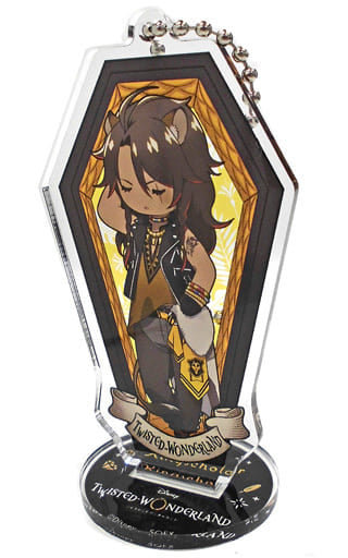 Leona Kingscholar Disney: Twisted-Wonderland Trading Acrylic Stand Key Chain Door Ver. Key Chain [USED]