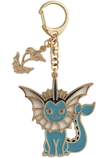Vaporeon Pokemon Eievui Collection SW Metal Keychain Pokemon Center Limited Key Chain [USED]