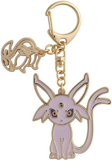 Espeon Pokemon Eievui Collection EF Metal Keychain Pokemon Center Limited Key Chain [USED]