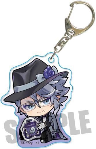 Azul Ashengrotto Disney: Twisted-Wonderland Gyugyutto Acrylic Key Chain Key Ring [USED]