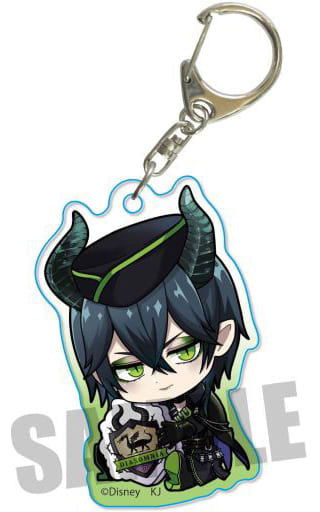 Malleus Draconia Disney: Twisted-Wonderland Gyugyutto Acrylic Key Chain Key Ring [USED]