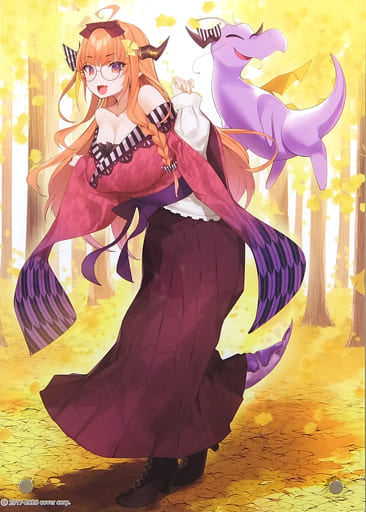 Kiryuu Coco VTuber Hololive Original Illustration Acrylic Panel 1st Anniversary Commemorative Goods Included in Commemorative Merchandise Set Acrylic Stands [USED]