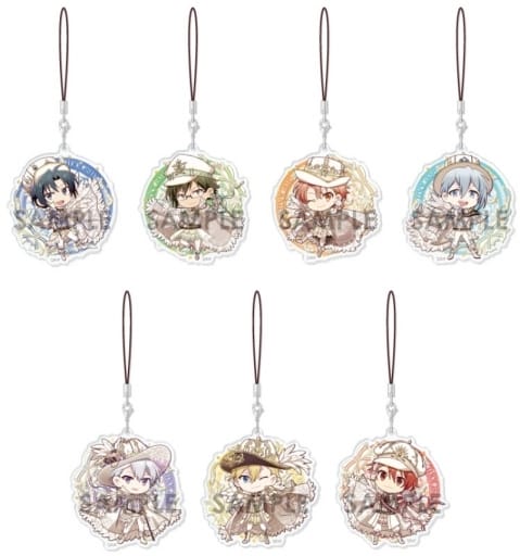 Mitsuki Izumi, etc. IDOLiSH7 Charafeuille Acrylic Strap 5th Anniversary Box.A All 7 Types Set Key Chain [USED]