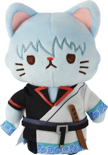 Gintoki Sakata Gintama withCAT Plush Key Chain with Eye Mask Key Chain [USED]