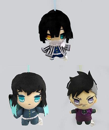 Muichirou Tokitou, etc. Demon Slayer: Kimetsu no Yaiba Mascot Vol.5 All 3 Types Set Key Chain [USED]