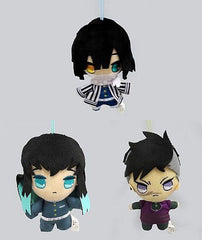 Muichirou Tokitou, etc. Demon Slayer: Kimetsu no Yaiba Mascot Vol.5 All 3 Types Set Key Chain [USED]