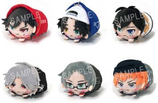 Samatoki Aohitsugi, etc. Hypnosis Mic -Division Rap Battle- Mochikororin Plush Mascot Extra Wardrobe 02 Ikebukuro Division & Yokohama Division All 6 Types Set Plush Toys [USED]