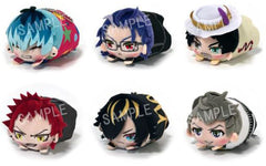 Rei Amayado, etc. Hypnosis Mic -Division Rap Battle- Mochikororin Plush Mascot Extra Wardrobe 02 Osaka Division & Nagoya Division All 6 Types Set Plush Toys [USED]