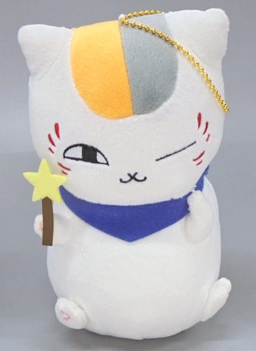 Nyanko-sensei Wink Natsume's Book of Friends Ichiban Kuji Nyanko-sensei to Hoshigeshiki Mascot Plush Prize D Mascot [USED]