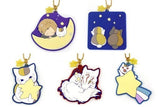 Nyanko-sensei, etc. Natsume's Book of Friends Ichiban Kuji Nyanko-sensei to Hoshigeshiki Rubber Charm with Stars Prize G All 5 Types Set Charm [USED]