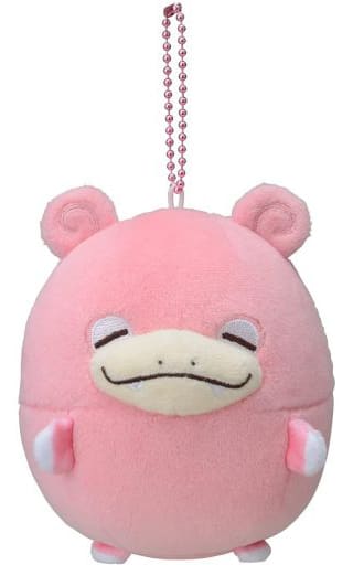 Slowpoke Pokemon Mugyutto Plush Toy Bead Mascot Pokemon Center Limited Mascot [USED]