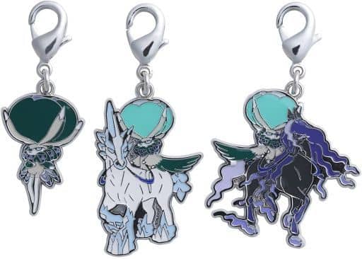 Calyrex Pokemon National Pokedex Metal Charm Pokemon Center Limited Set of 3 Charm [USED]