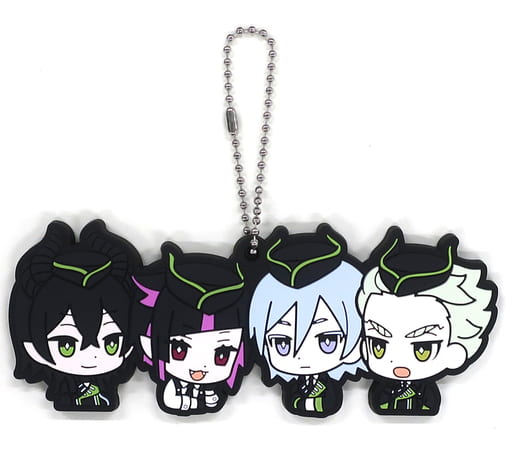 Diasomnia Dormitory Disney: Twisted-Wonderland Buddycolle Rubber Mascot Key Ring [USED]