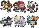 You Asakura, etc. Shaman King Buddycolle Rubber Mascot All 6 Types Set Key Ring [USED]